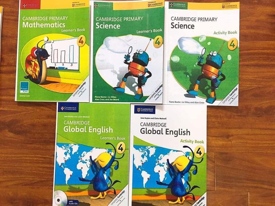 Cambridge Primary - Level 4 - 5 quyển - Phiên bản 1