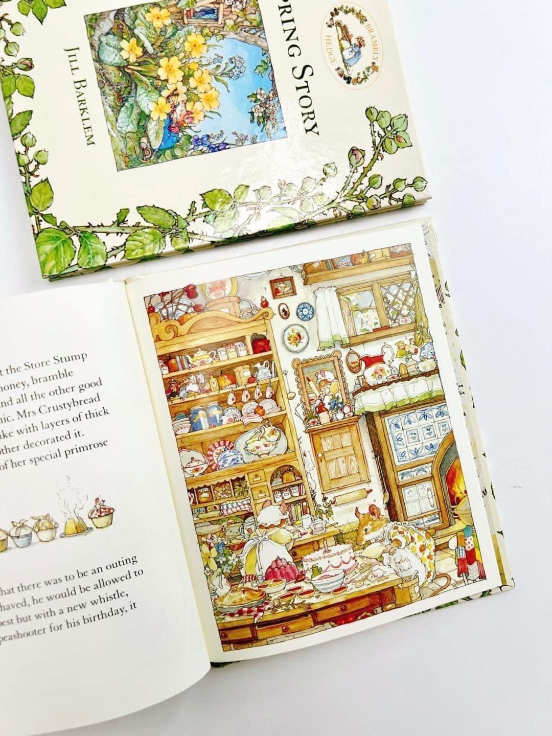 The Brambly Hedge Library Collection - Miền dâu dại (sách nhập) - 8 quyển Full boxset