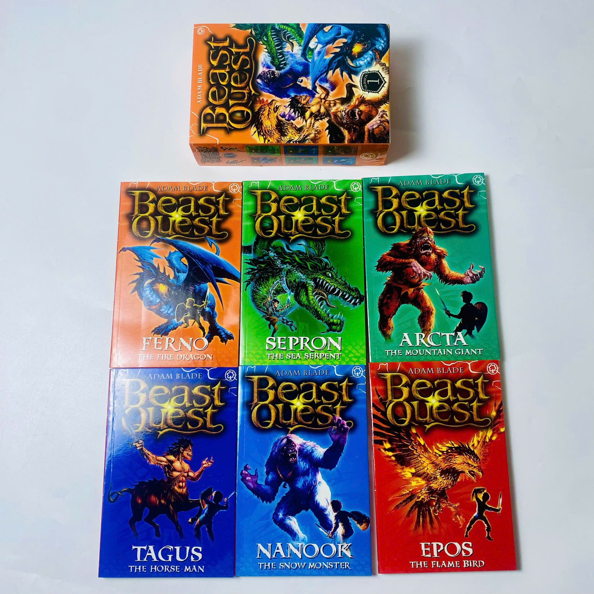 Beast Quest (Sách nhâp) - 2 box - 12 quyển