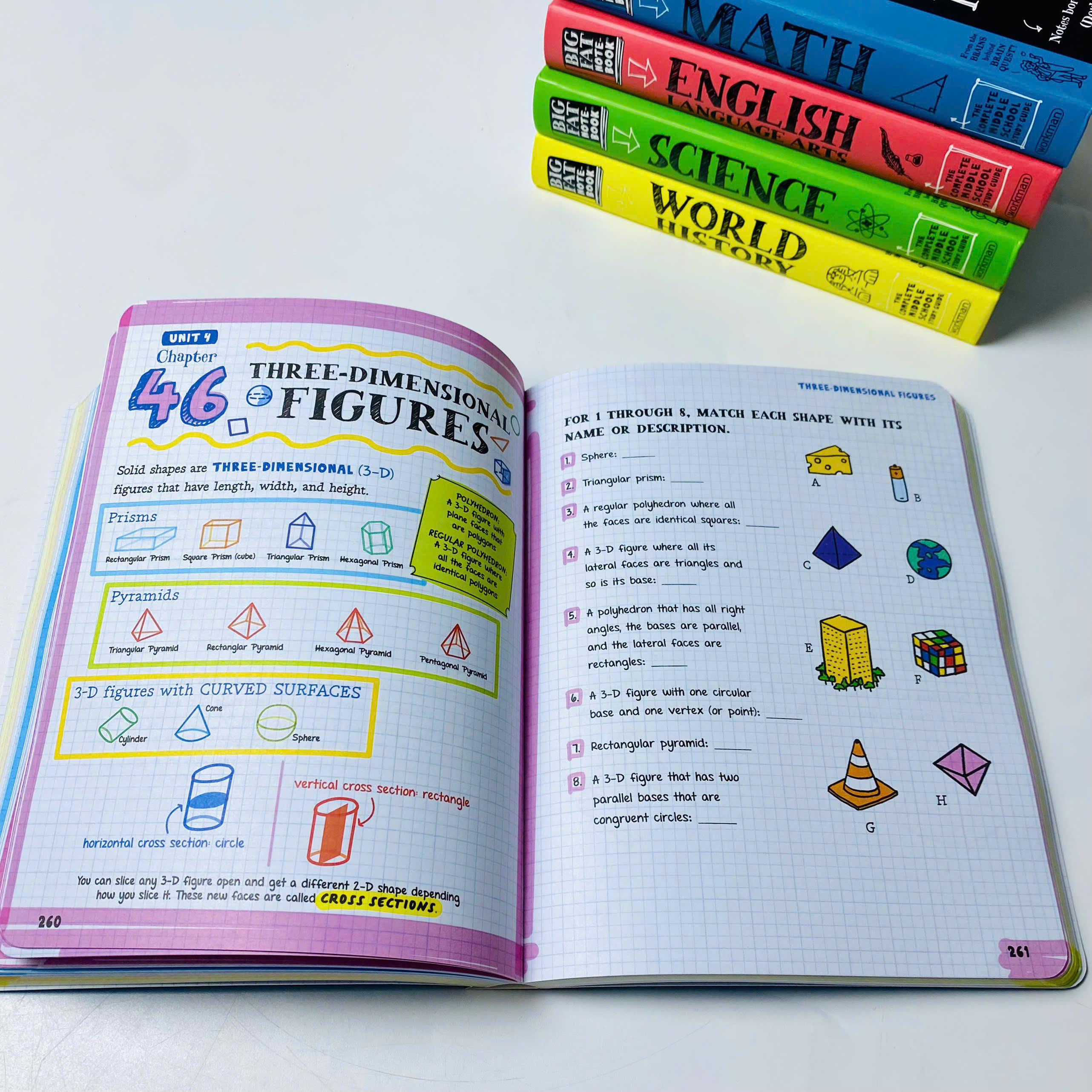 Everything You Need To Ace Math In One Big Fat Notebook (Sách nhập) - 5 quyển mới nhất