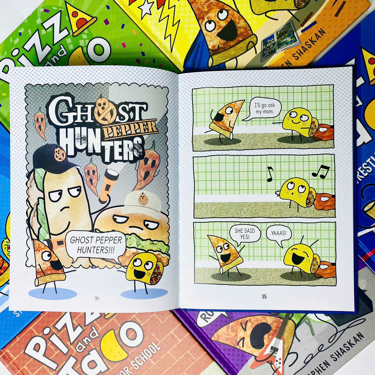 🎉 PIZZA & TACO – Bộ truyện cười “ngon mắt, vui miệng”, giúp bé mê đọc tiếng Anh! 🍕🌮