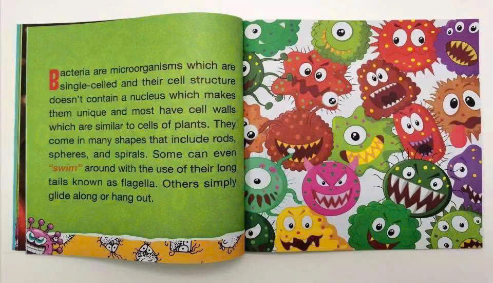 Bộ sách Virus vs. Bacteria - Bộ Full 9 cuốn  sách khoa học về an toàn phòng ngừa dịch bệnh Corona