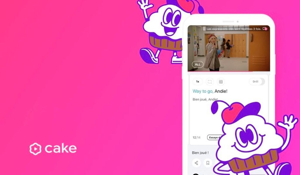 Phần mềm Cake plus học tiếng Anh, tiếng Hàn siêu dễ - Gói 1 năm