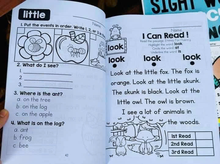 Sight Word  - luyện đọc chuẩn quốc tế cho các búp măng non.