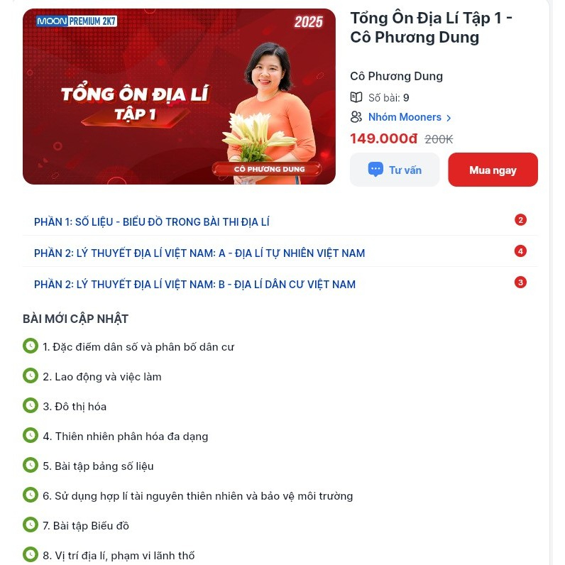 Tổng ôn Địa Lí Tập 2