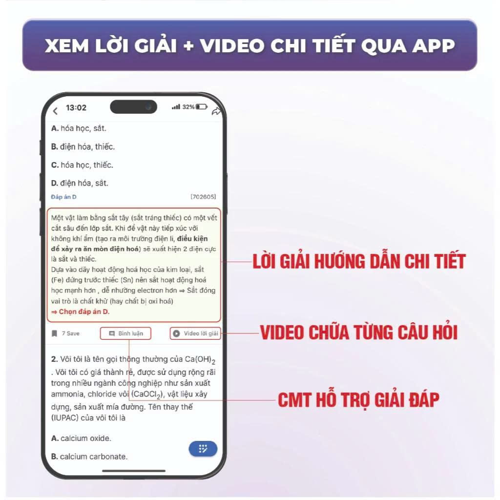 Cấp tốc Tốt nghiệp phổ thông môn Hóa học