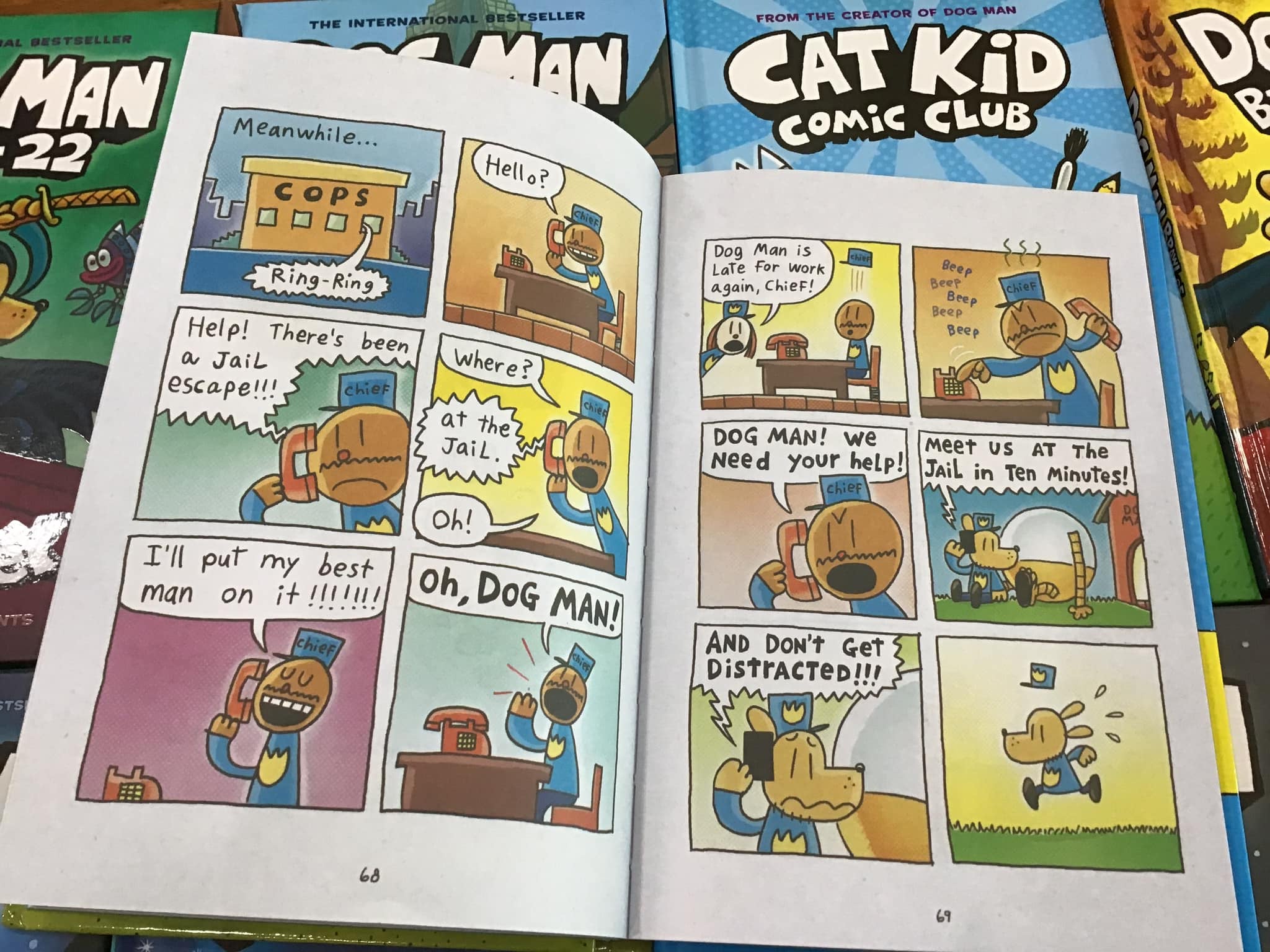 Dog man (Sách nhập) - 18 quyển bìa cứng mới nhất + File Mp3