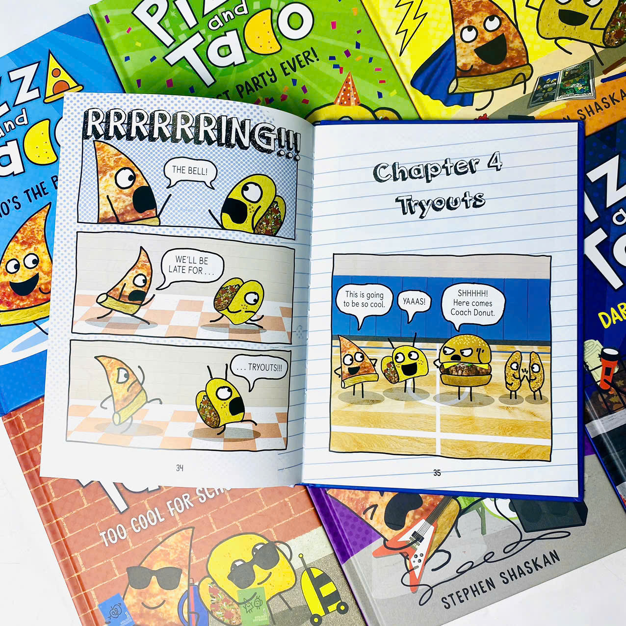 🎉 PIZZA & TACO – Bộ truyện cười “ngon mắt, vui miệng”, giúp bé mê đọc tiếng Anh! 🍕🌮