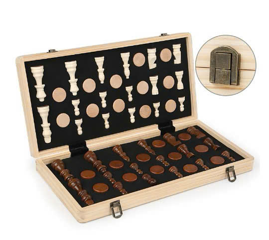 BỘ CỜ VUA XUẤT MỸ GỖ SỒI