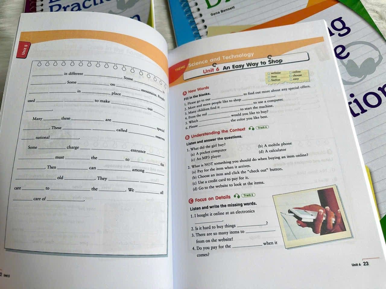 Listening Practice Through Dictation - 1,2,3,4 trọn bộ 4 cuốn - Luyện nghe chép chính tả