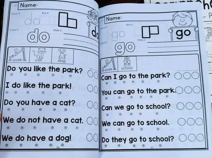 Sight Word  - luyện đọc chuẩn quốc tế cho các búp măng non.