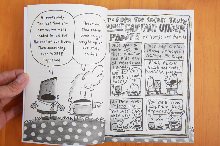 Captain underpants (Sách nhập) - 12 quyển đen trắng