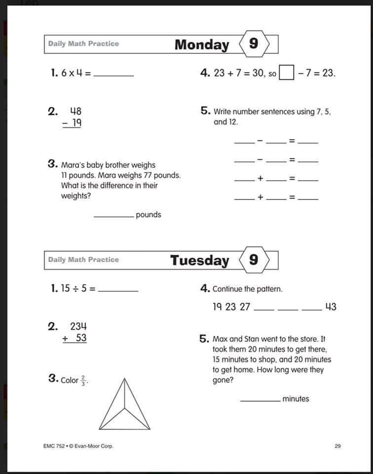 Daily Math Practice - 6 quyển