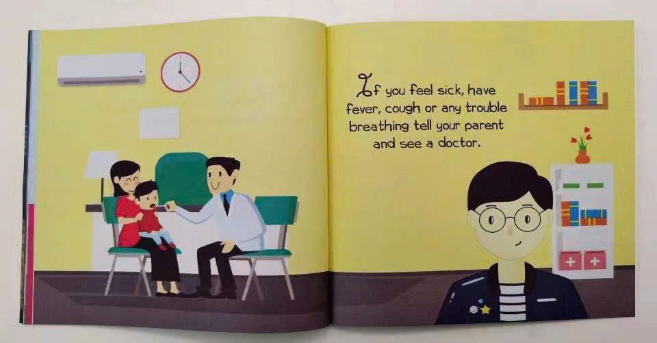 Bộ sách Virus vs. Bacteria - Bộ Full 9 cuốn  sách khoa học về an toàn phòng ngừa dịch bệnh Corona