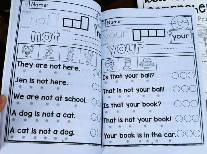 Sight Word  - luyện đọc chuẩn quốc tế cho các búp măng non.