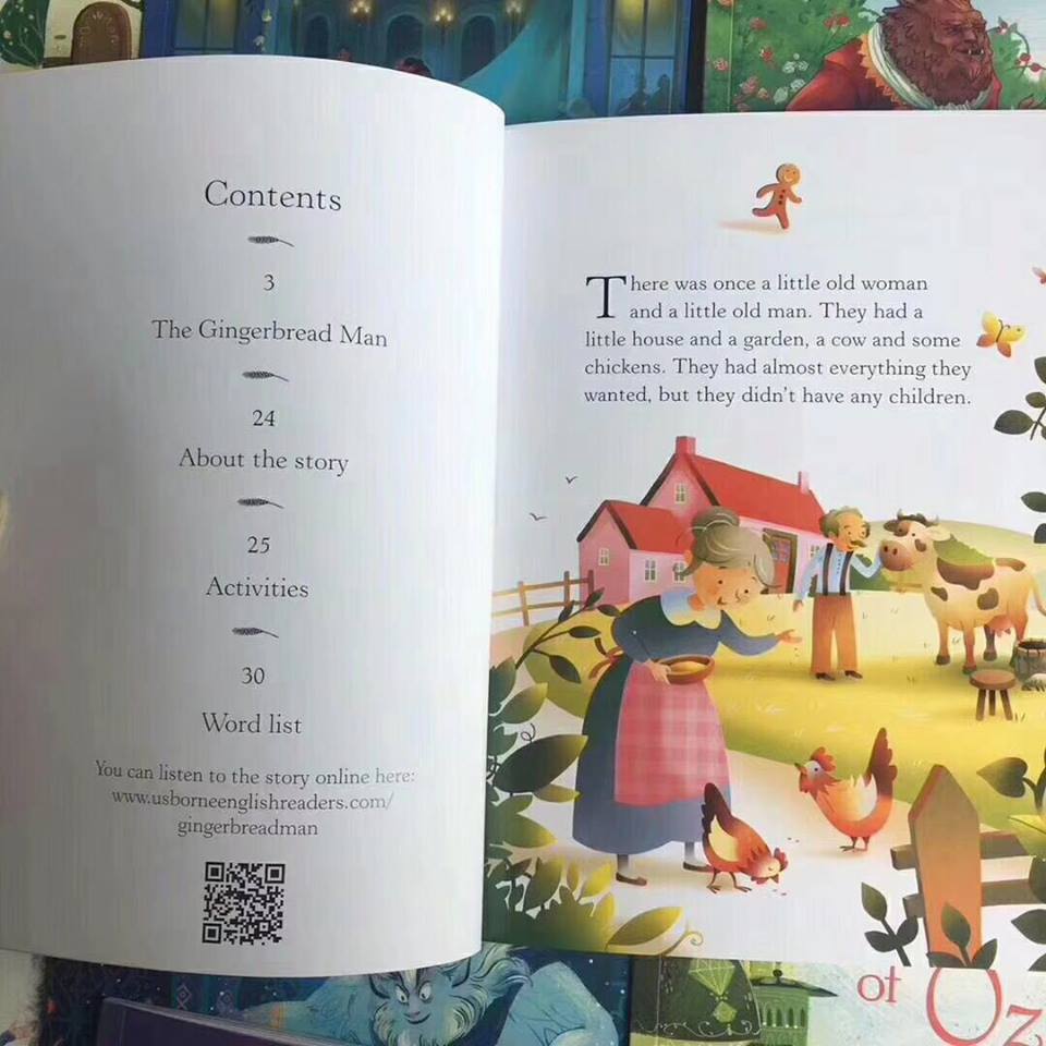 Usborne English Readers  (Sách nhập) - 14 quyển
