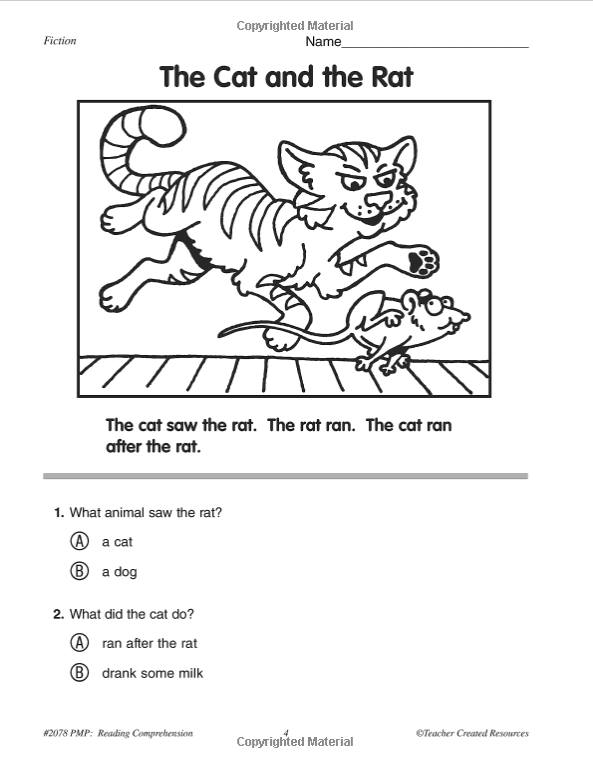 READING COMPREHENSION GrK-6 trọn bộ 7 quyển - Sách đọc hiểu cho trẻ mầm non