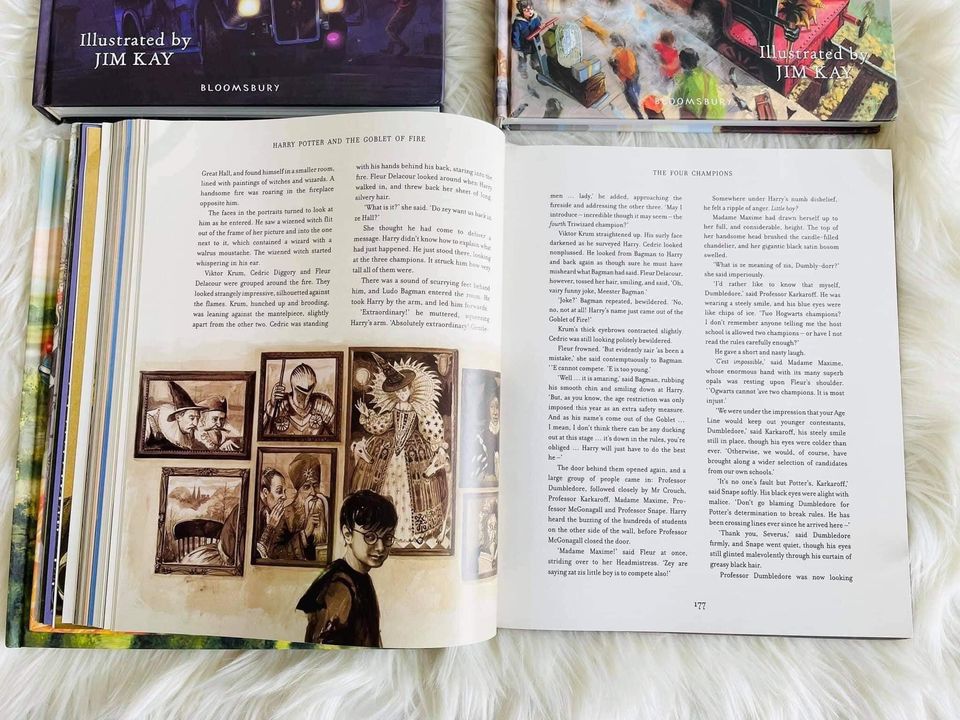 HARRY POTTER (Sách nhập) - Bộ 5 quyển Bìa cứng siêu đẹp