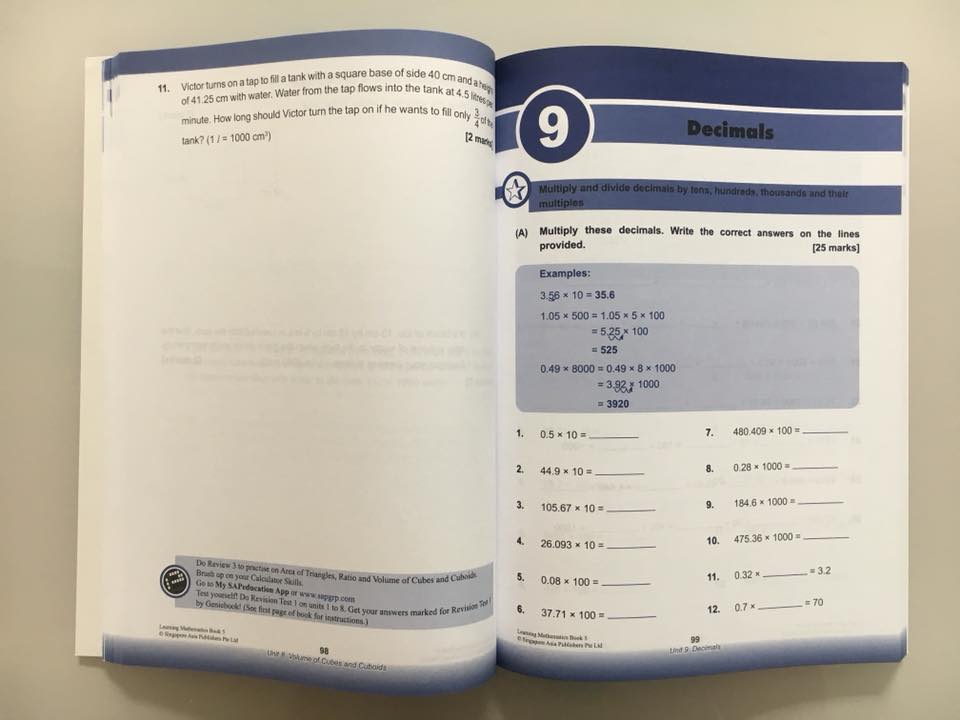 SAP Learning Mathematics N-6 (Sách nhập)  - 9 quyển