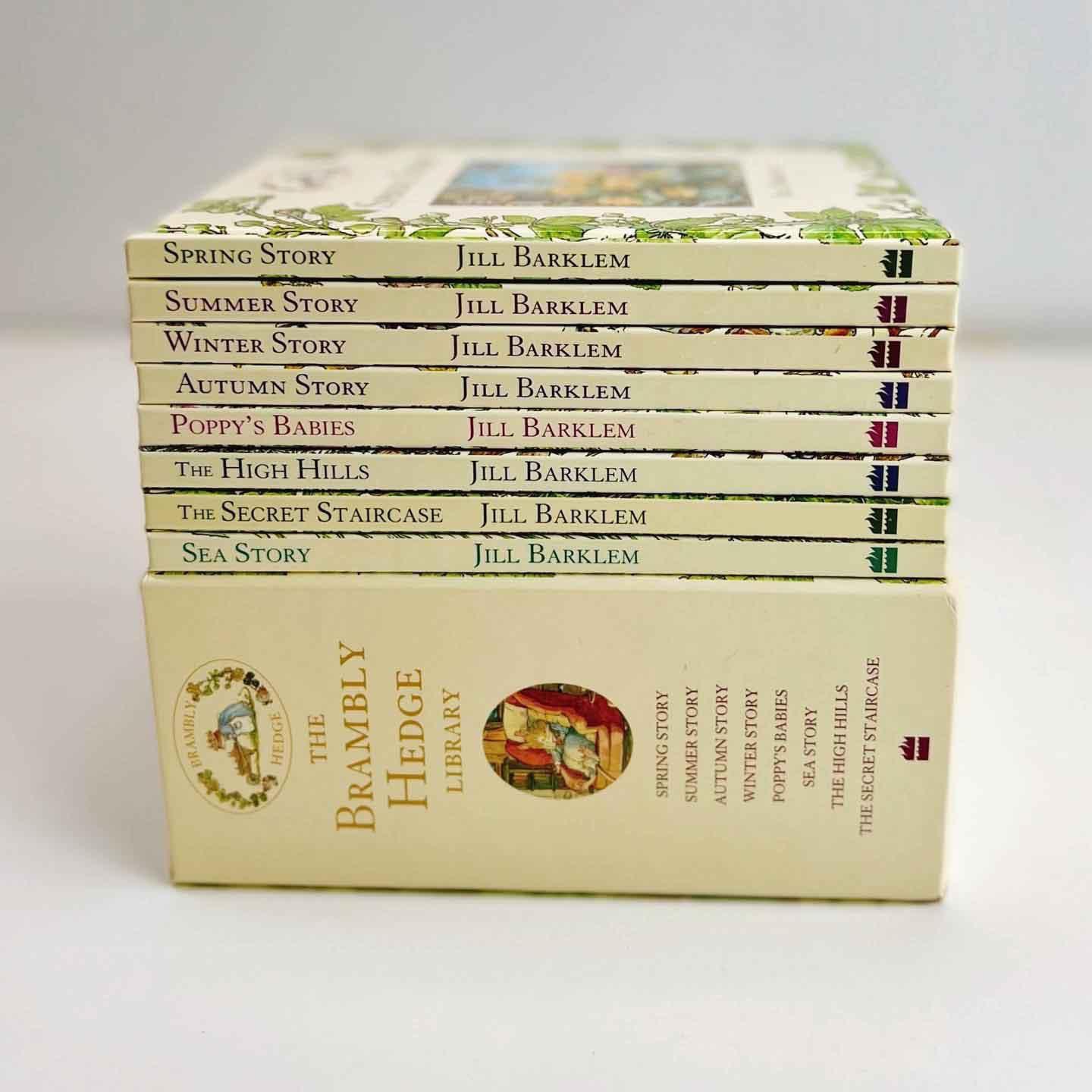 The Brambly Hedge Library Collection - Miền dâu dại (sách nhập) - 8 quyển Full boxset