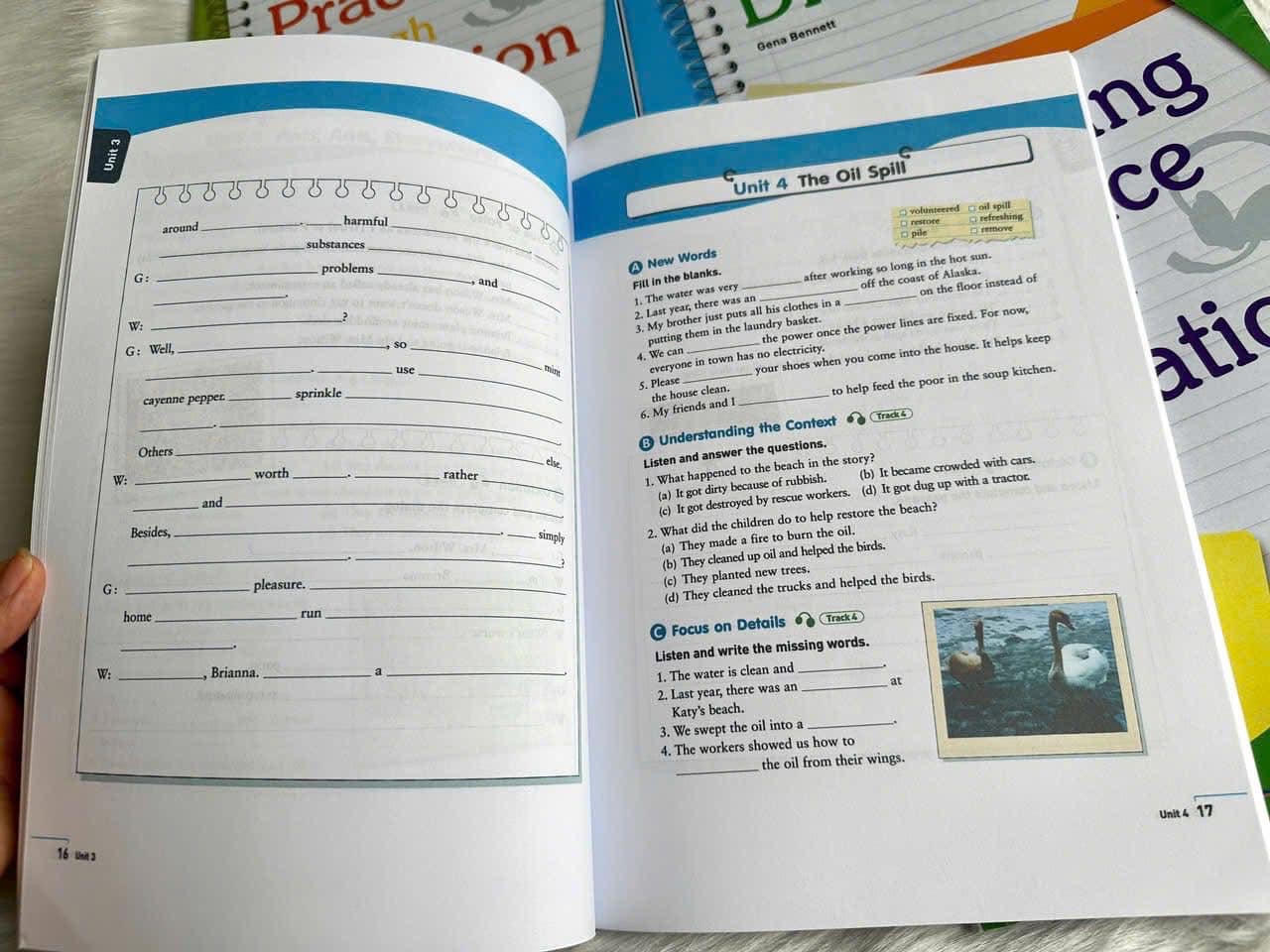 Listening Practice Through Dictation - 1,2,3,4 trọn bộ 4 cuốn - Luyện nghe chép chính tả