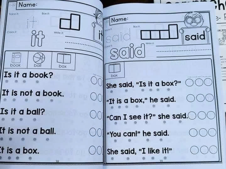 Sight Word  - luyện đọc chuẩn quốc tế cho các búp măng non.