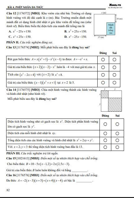 Nền tảng Toán 8