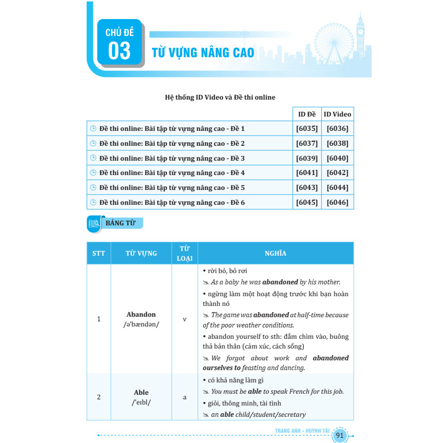 Tổng Ôn Từ Vựng Tiếng Anh  Tập 2