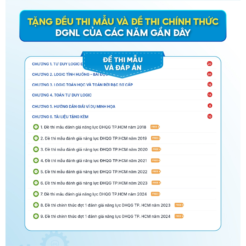APT - ĐGNL ĐHQG TP.HCM - Tổng ôn Phần tư duy logic