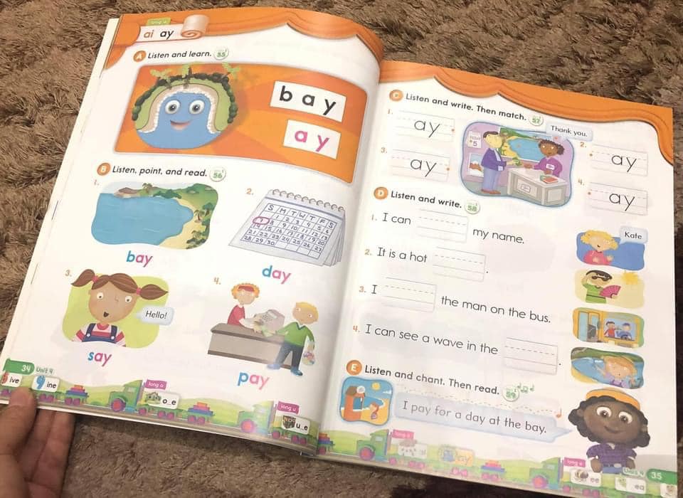 Oxford phonics world level 1-5 (Sách nhập) - 10 quyển + File M3 + Video