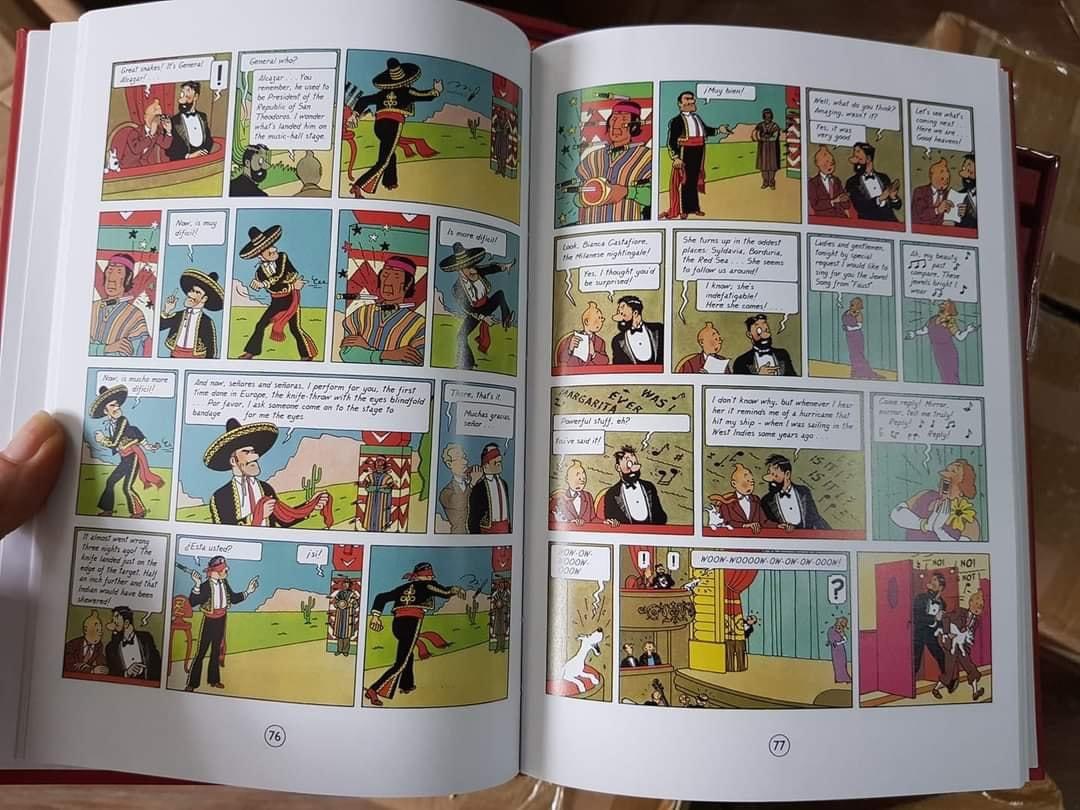 The Adventures Of Tin Tin (Sách nhập) - 8 quyển Bìa cứng