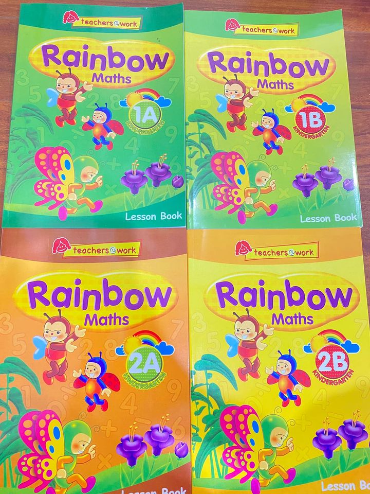 Rainbow math, science, english (Sách nhập) - 24 books