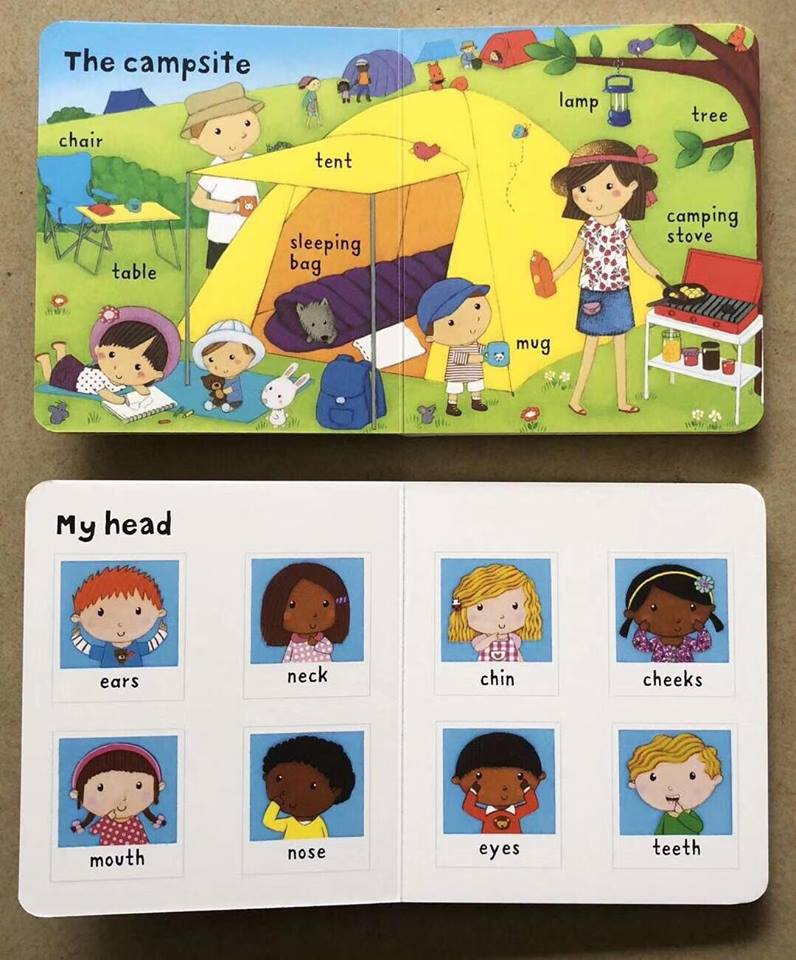 Usborne very first words (Sách nhập) - 10 quyển bìa cứng + File Mp3