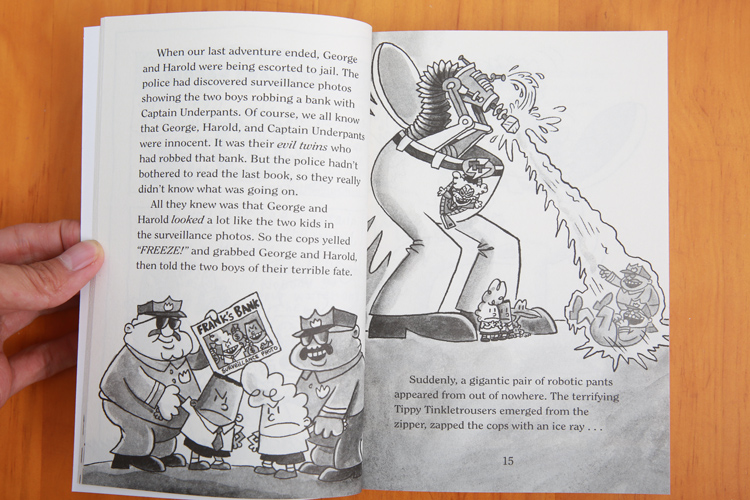 Captain underpants (Sách nhập) - 12 quyển đen trắng