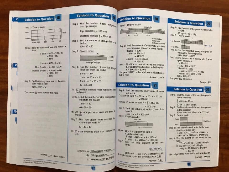 101 Must Know Challenging Maths Word Problems (Sách nhập) - 6 quyển