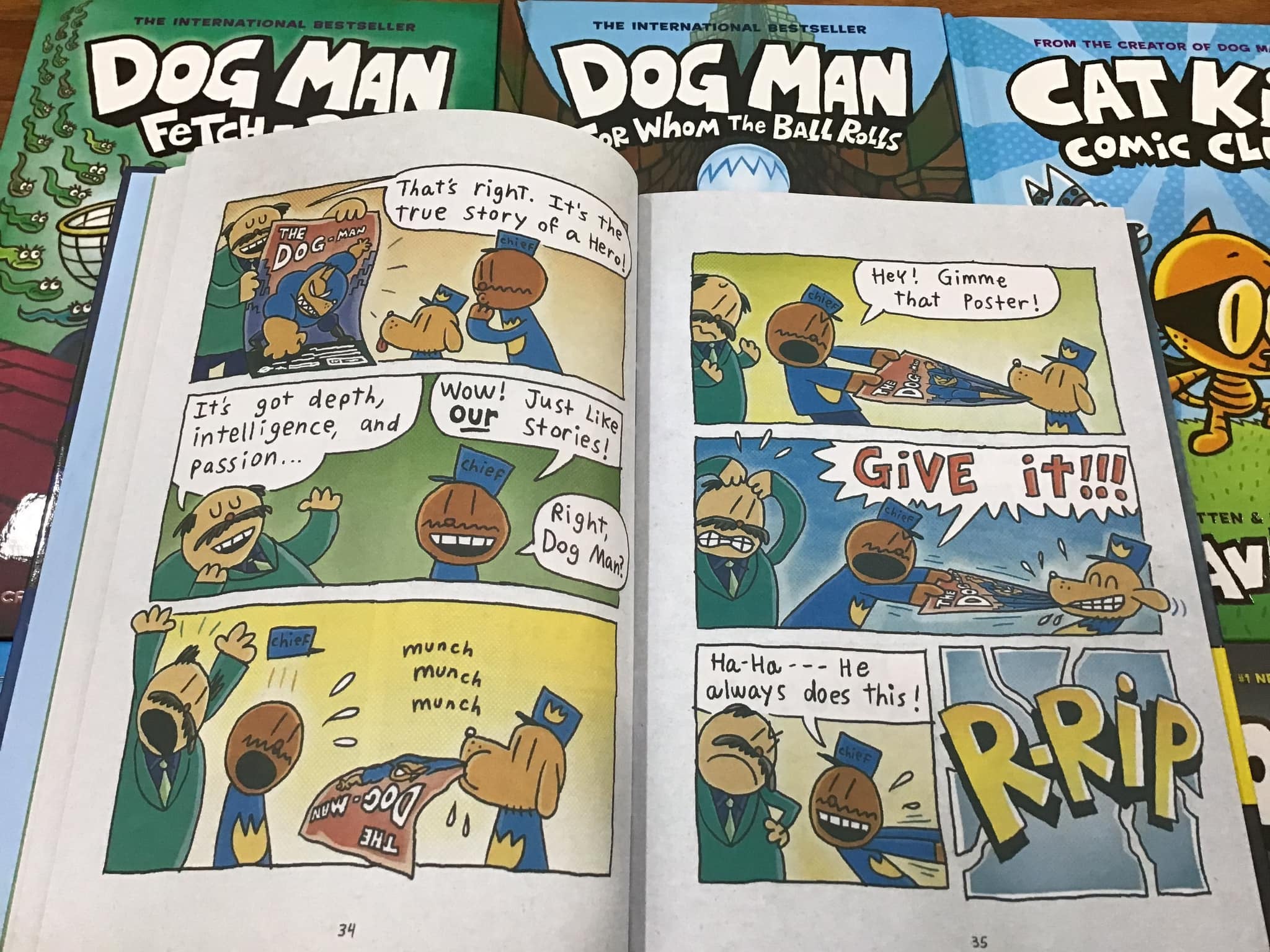 Dog man (Sách nhập) - 18 quyển bìa cứng mới nhất + File Mp3