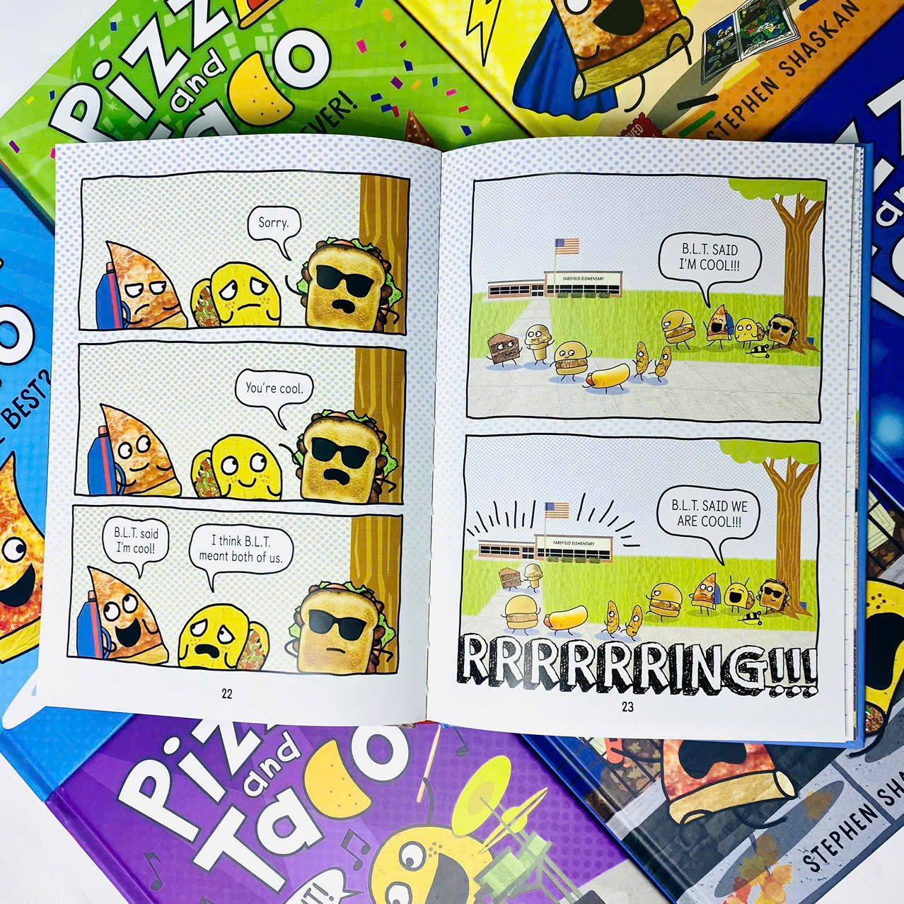 🎉 PIZZA & TACO – Bộ truyện cười “ngon mắt, vui miệng”, giúp bé mê đọc tiếng Anh! 🍕🌮