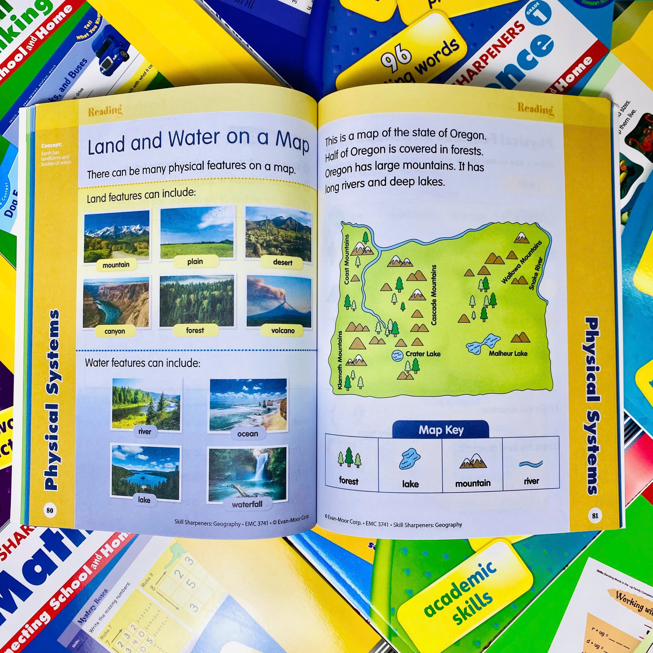 Skill Sharpeners - Level 1 -  8 quyển - Evan Moor - Cho bé 6-7 tuổi