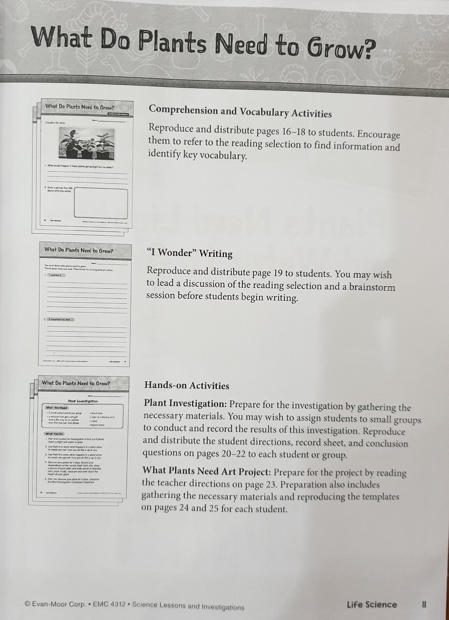 SCIENCE: Lessons & Investigations – Grade 1-6 - Bộ 6 quyển