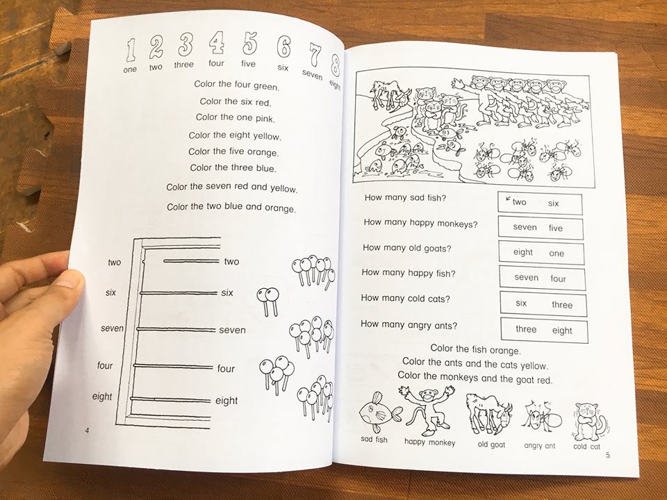 Activity book for Children - 6 cuốn