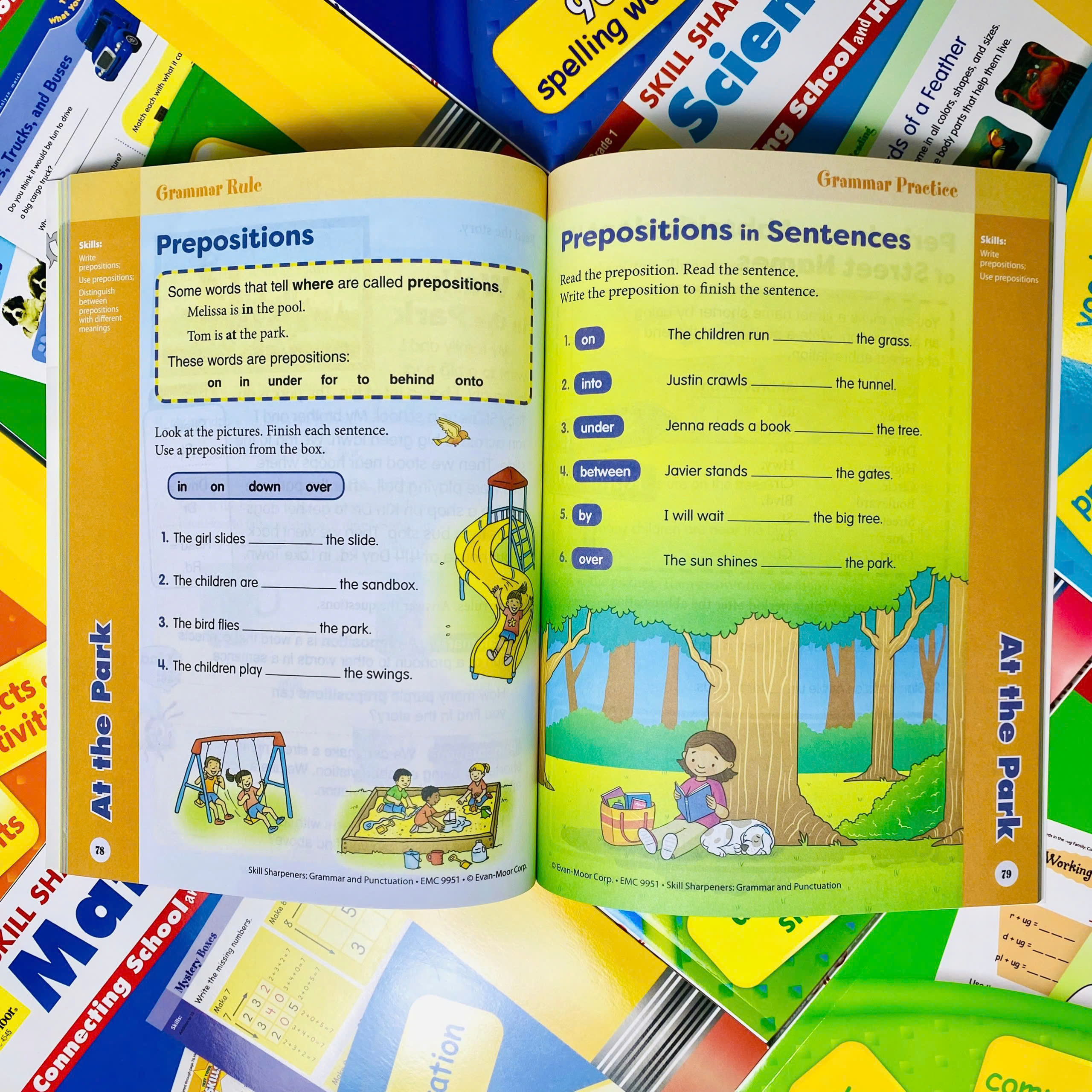 Skill Sharpeners - Level 1 -  8 quyển - Evan Moor - Cho bé 6-7 tuổi