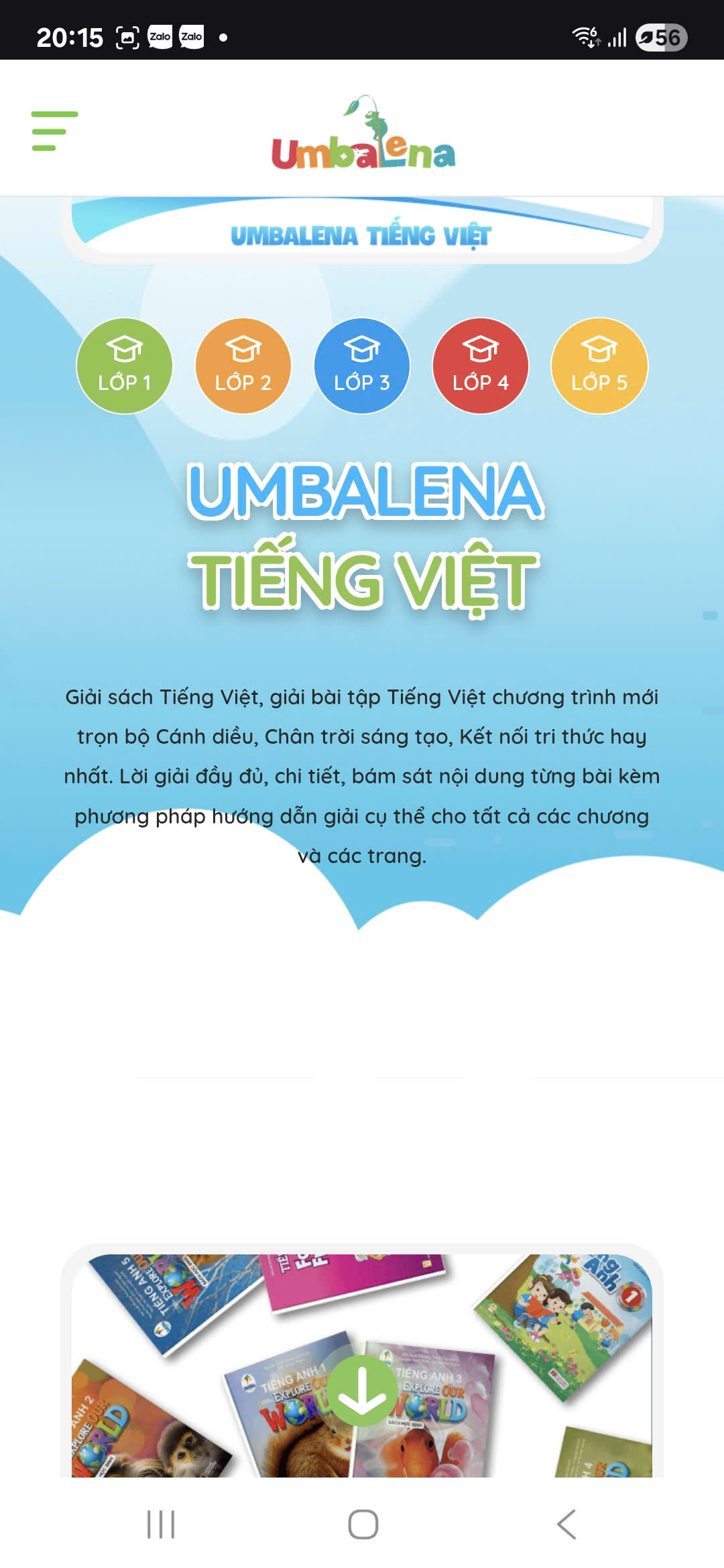 Phần mềm Umbandena – App học “All-in-One” cho học sinh Tiểu học - Gói 1 năm