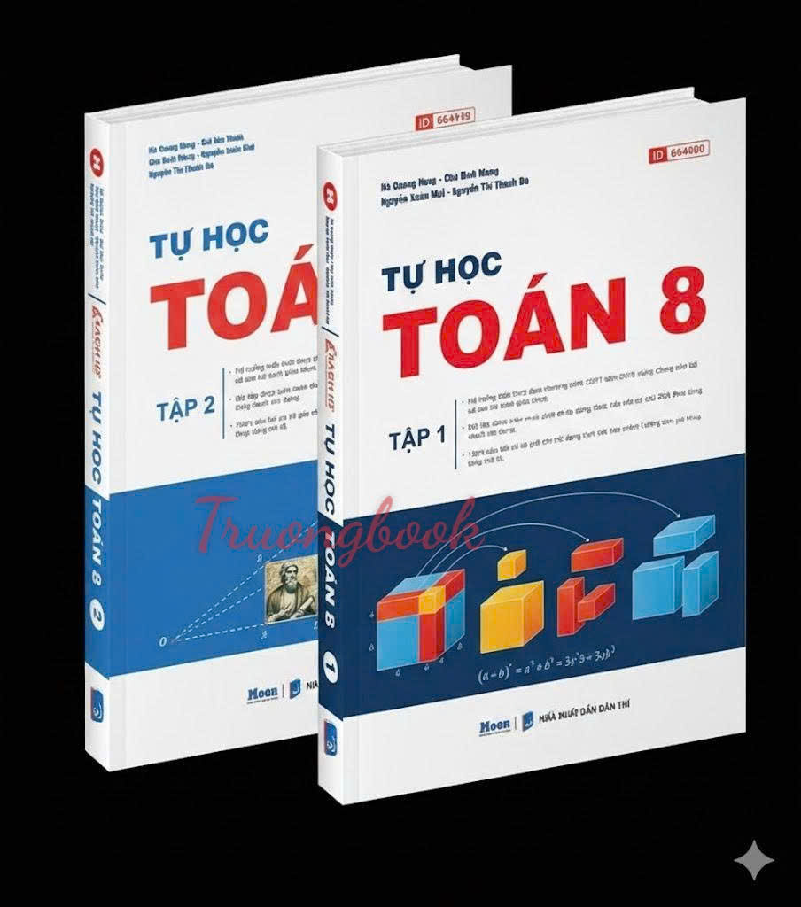 Tự học Toán 8 tập 1 + tập 2