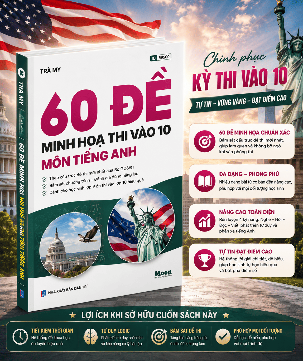 60 đề minh họa thi vào 10 môn Tiếng Anh