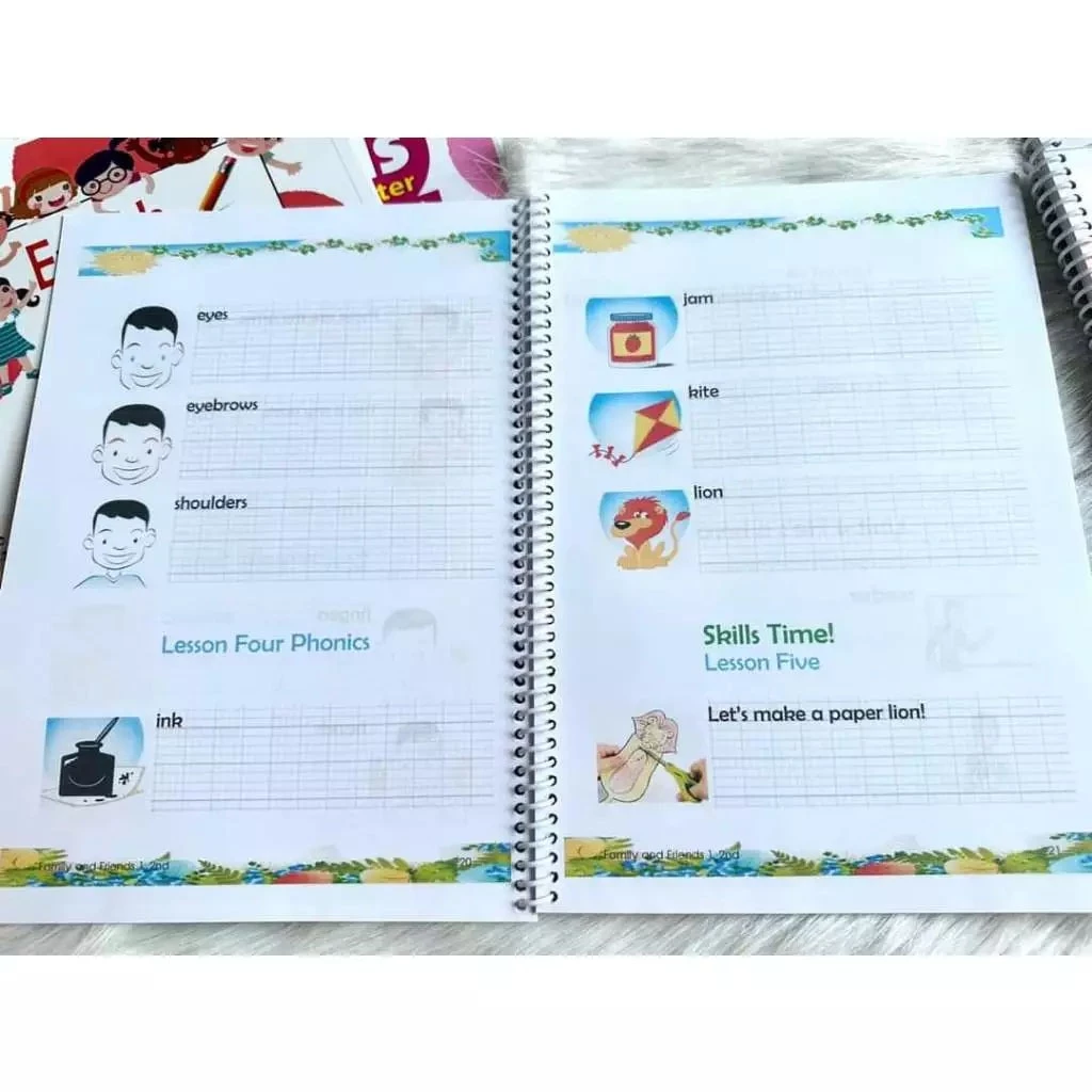 Vở tập viết Family and Friends bản 2nd - level 1, 2, 3, 4, 5 (tùy chọn)