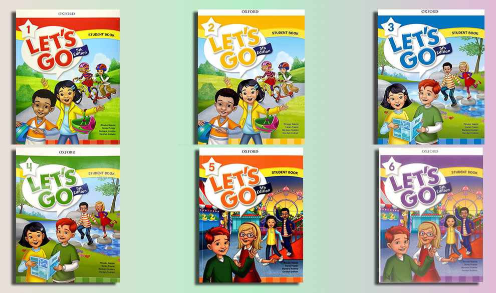 Sách  Let’s go 5th Edition - Let's Go_5th Begin 1,  begin 2 , tập 1, 2, 3, 4, 5 ( 2 cuốn SB+WB )