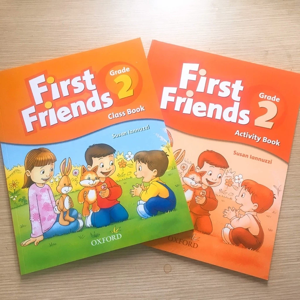 Sách - First Friends 1, 2 - bản 1st edition bộ 2 cuốn  (Class Book + ABook)