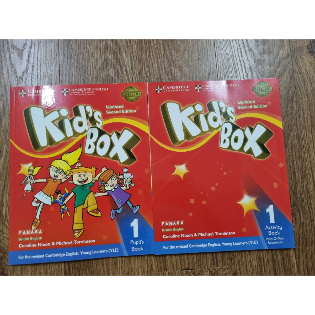 Sách - Kid's Box bản Updated 2nd edition - level 1,2,3, (Bộ 2 cuốn Classbook + Workbook)