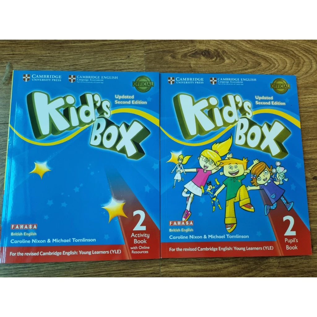 Sách - Kid's Box bản Updated 2nd edition - level 1,2,3, (Bộ 2 cuốn Classbook + Workbook)