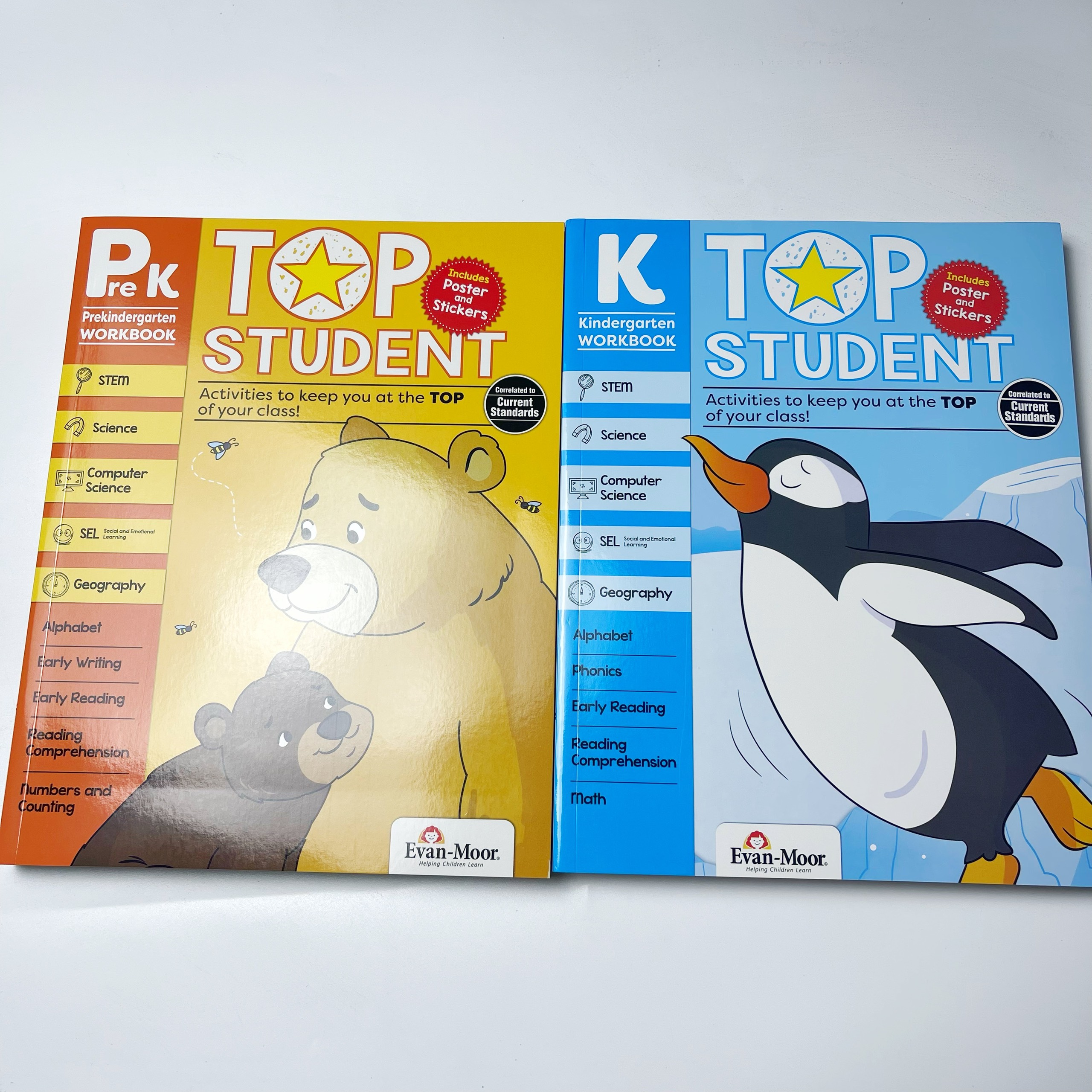 Top Student Grade Pre K+ K (Sách nhập) - 2 quyển